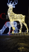Светодиодная уличная фигура Олени