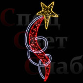 Светодиодная консоль "Комета" 1,2м х 0,5м правая