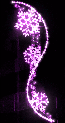 Светодиодная консоль Вьюга. Фиолетовое свечение