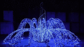 Светодиодный фонтан "Симфония" Синий