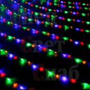 Светодиодный занавес "Дождь". Разноцветный. Чейзинг.  