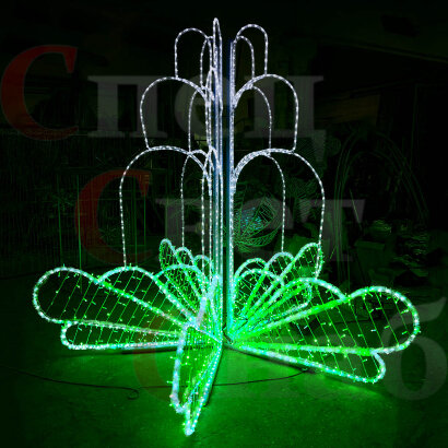 Светодиодный фонтан "Зимний 2,5м"