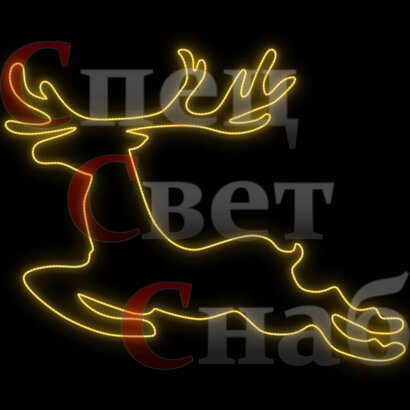 Светодиодное панно "Олень" 1*0,7  